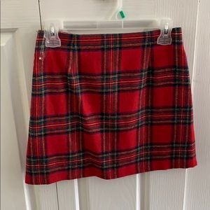 Plaid skirt